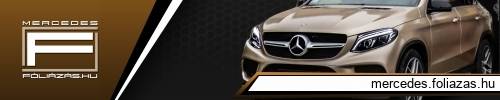 Mercedes fóliázás Mercedesfóliázás bannere